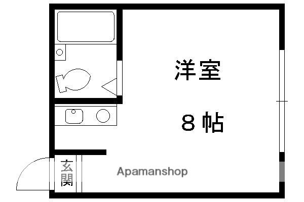 エターナルハイツ(1K/2階)の間取り写真