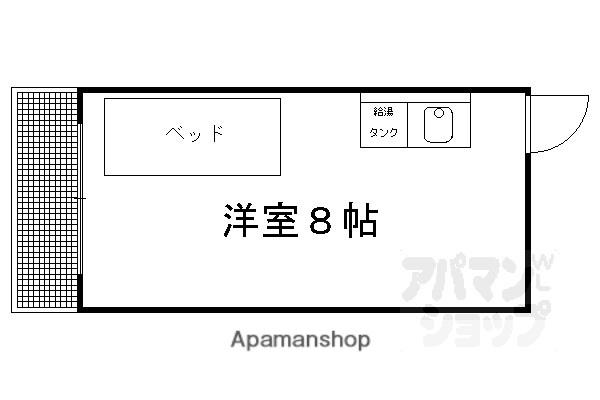 紫竹中嶋ビル(ワンルーム/2階)の間取り写真