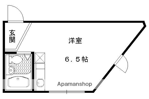 メゾンミヤギII(ワンルーム/2階)の間取り写真