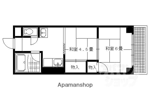 コーポ吉沢(2K/5階)の間取り写真