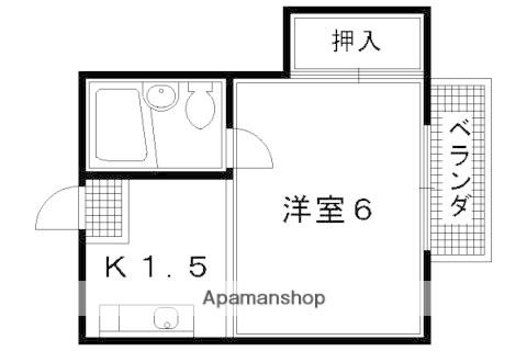 コットンハウス95(1K/3階)の間取り写真