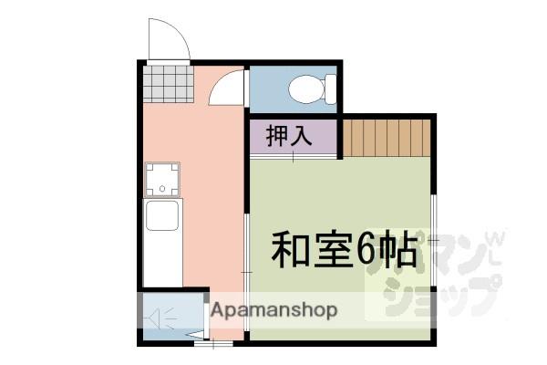 辻マンション(1K/2階)の間取り写真