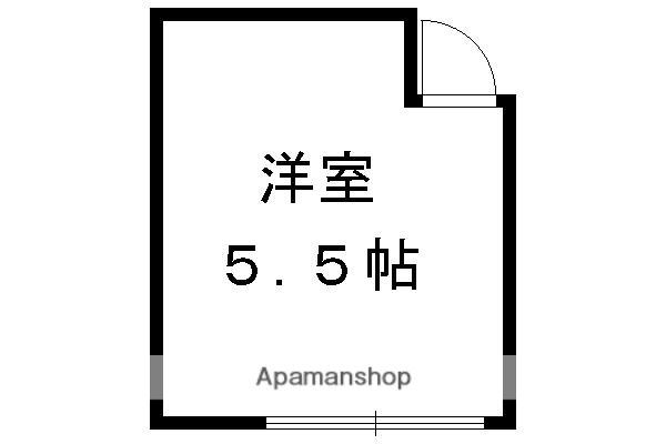松ヶ崎かえで荘(ワンルーム)の間取り写真