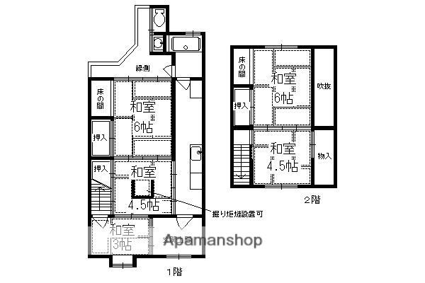 京阪電気鉄道鴨東線 出町柳駅 徒歩3分 2階建 築92年(5K)の間取り写真