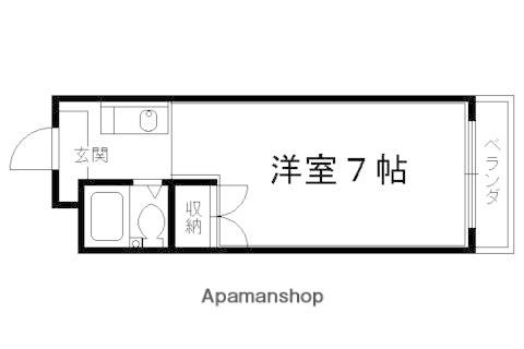 八久ホーム(1K/1階)の間取り写真