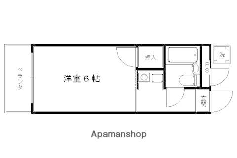 CASA VIEHA(1K/2階)の間取り写真