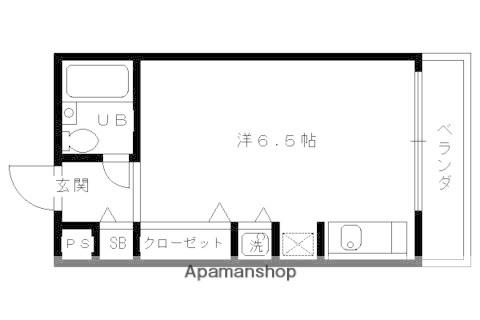 ブルーベル(ワンルーム/1階)の間取り写真