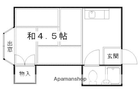 サンファーストビル(1K/4階)の間取り写真