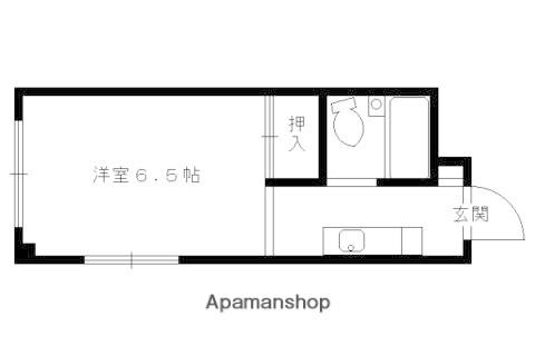 ぱんぷきんハウス(1K/2階)の間取り写真