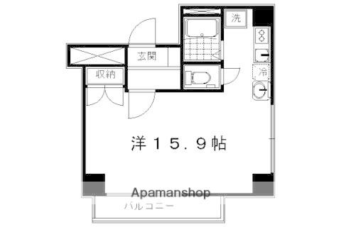 アネックス西陣(1K/3階)の間取り写真