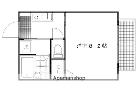 リジョン・プレイス洞院(1K/2階)の間取り写真