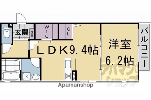 BOA VISTA(1LDK/1階)の間取り写真