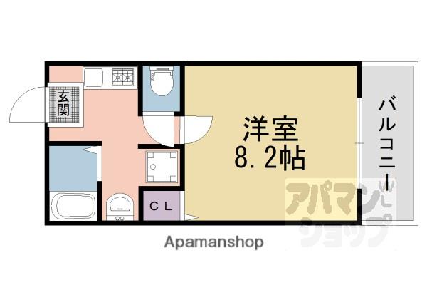 京乃双葉マンション(1K/3階)の間取り写真