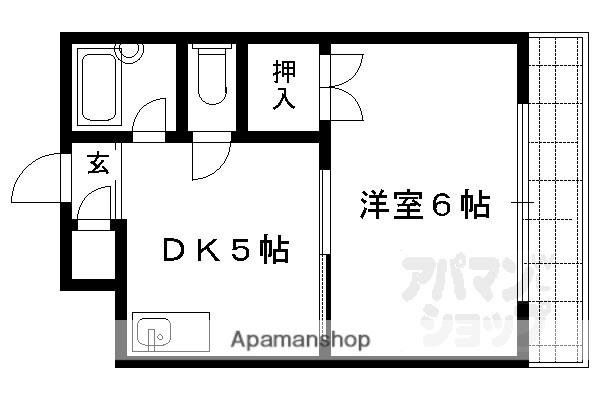 アートセレナ坊城(1DK/3階)の間取り写真