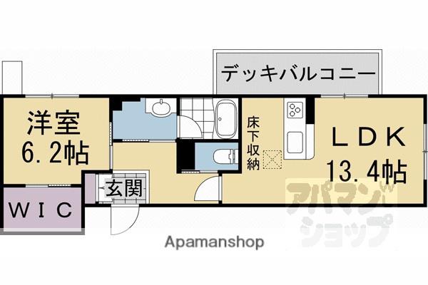 シャーメゾンなごみ(1LDK/1階)の間取り写真