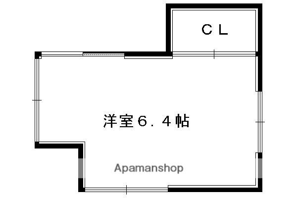 永井ハウス(ワンルーム/1階)の間取り写真