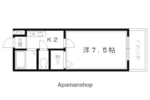 たんぽぽの家(1K/1階)の間取り写真