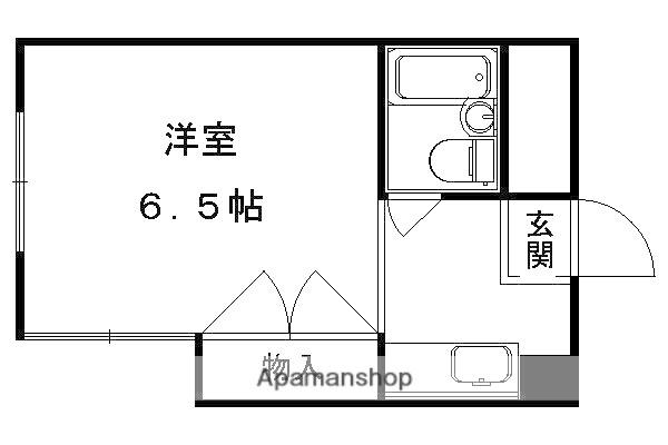 Bハイツ(1K/2階)の間取り写真