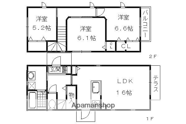 フォレストメゾン和(3LDK)の間取り写真