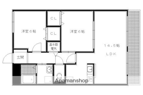 PIACERE嵯峨嵐山(2LDK/3階)の間取り写真