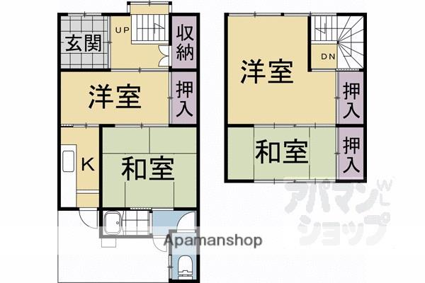 北御所京の家(4K)の間取り写真