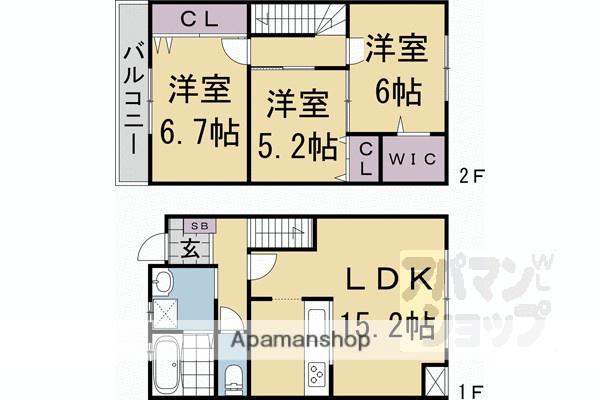 ヴェルデ広沢(3LDK)の間取り写真