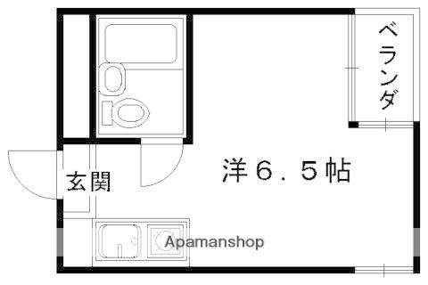 RINSコーポラティヴハウス(1K/2階)の間取り写真
