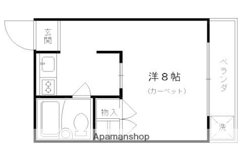 アウルマンション(1K/3階)の間取り写真