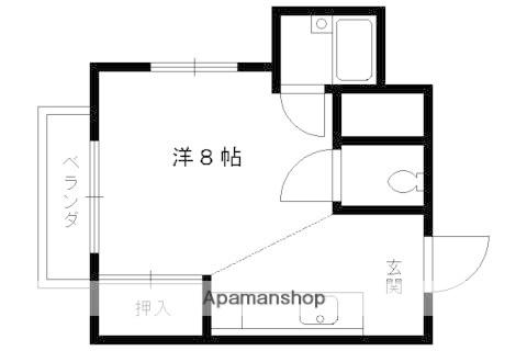 第3レジデンス春田(1K/1階)の間取り写真
