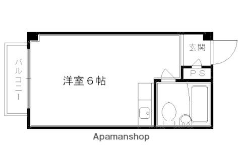 LAHAINA(ワンルーム/2階)の間取り写真