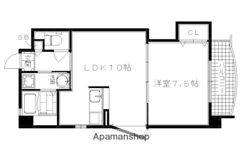 ファネージオ(1LDK/6階)の間取り写真