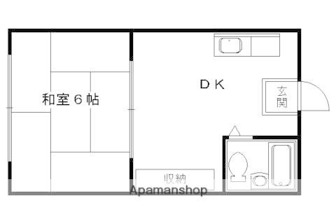 アネックス大竹(1DK/3階)の間取り写真