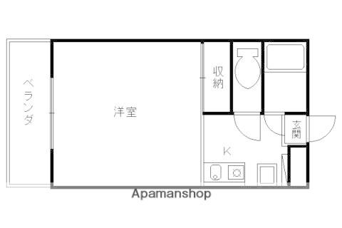 メルクマールK(1K/3階)の間取り写真
