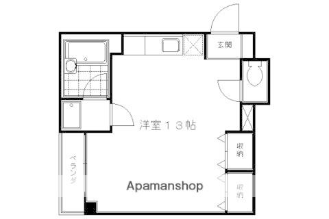 プラザ晴明館(ワンルーム/5階)の間取り写真