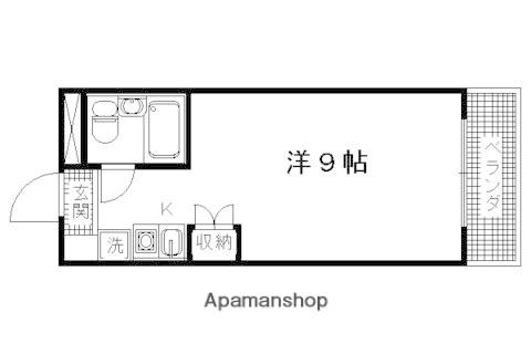 ネオメゾンドフルール(ワンルーム/1階)の間取り写真
