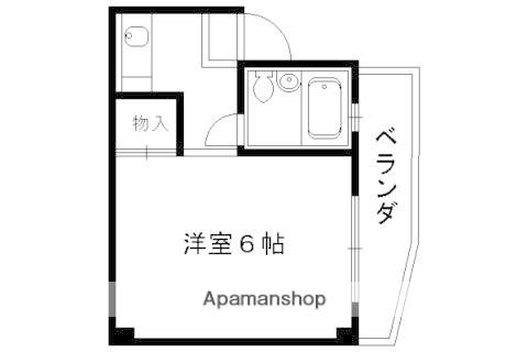 ハイツ紫明(1K/2階)の間取り写真
