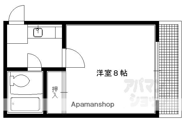 ファーストステージK2(1K/3階)の間取り写真