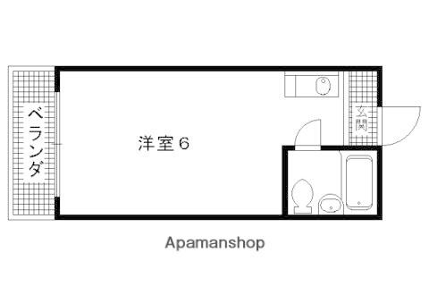 コーポJUN(1K/1階)の間取り写真