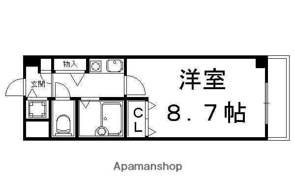 アローズマンション(1K/3階)の間取り写真