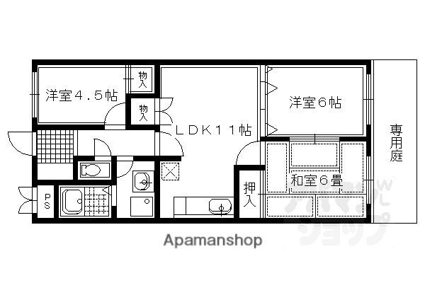 SHISEN92(3LDK/2階)の間取り写真