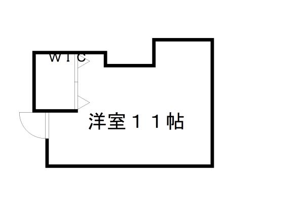 カーサミーア北白川(ワンルーム/2階)の間取り写真