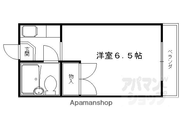 とみやグリーンレジデンス(1K/1階)の間取り写真