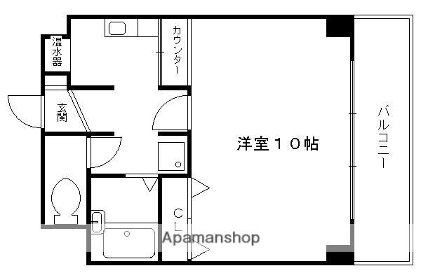 COTOGLANCE西賀茂(1K/2階)の間取り写真