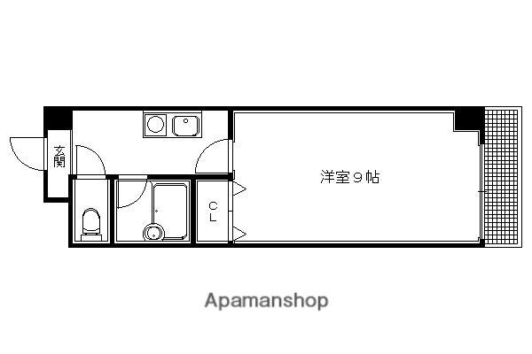 COTOGLANCE西賀茂(1K/1階)の間取り写真