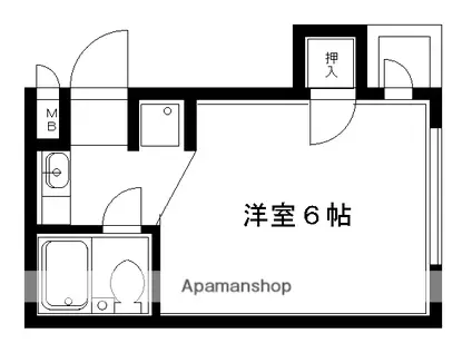 ADEAM OKAZAKI(1K/3階)の間取り写真