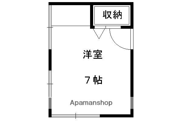叡山電鉄 一乗寺駅 徒歩10分 2階建 築50年(ワンルーム/2階)の間取り写真