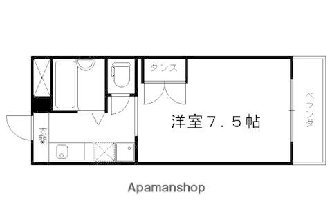 第1泰和ハイツ(1K/3階)の間取り写真