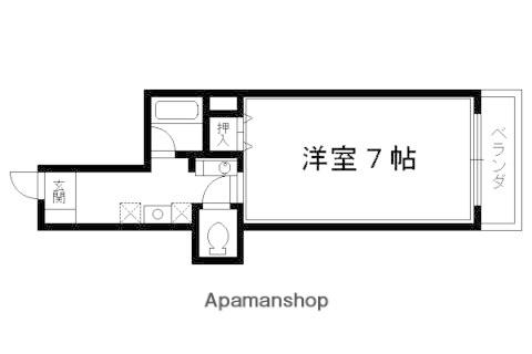 ノースポイント北大路(1K/3階)の間取り写真