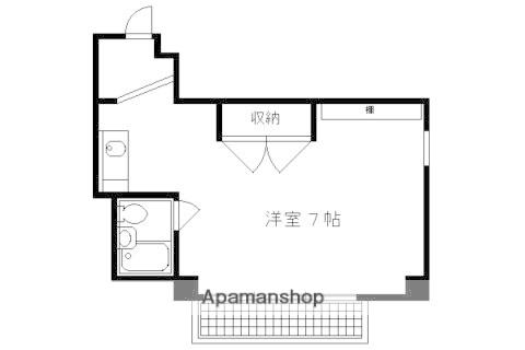 BREZZA 京都(1K/2階)の間取り写真