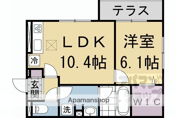 CASA SERESA(1LDK/1階)の間取り写真